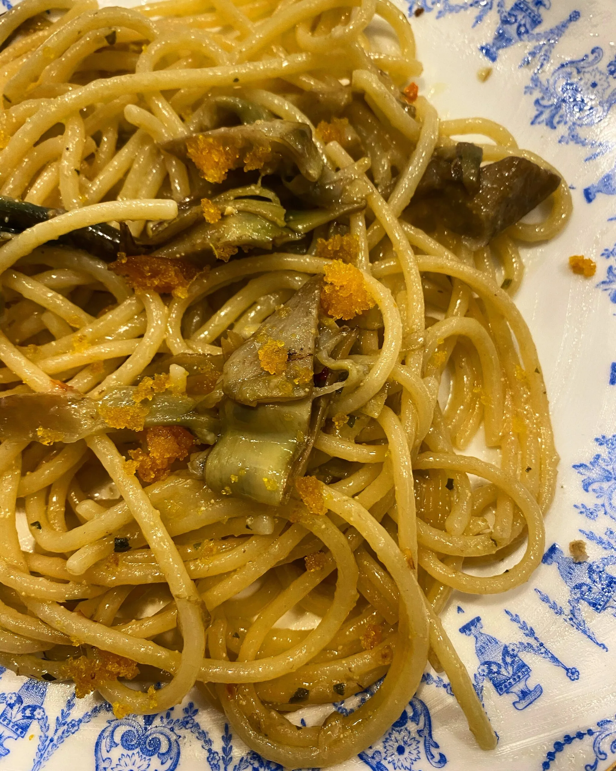 Spaghetti alla bottarga e carciofi | Bananna Kitchen 50e45ecc 9072 47ea 9fcd 162ec21bd99a scaled | Bananna Kitchen