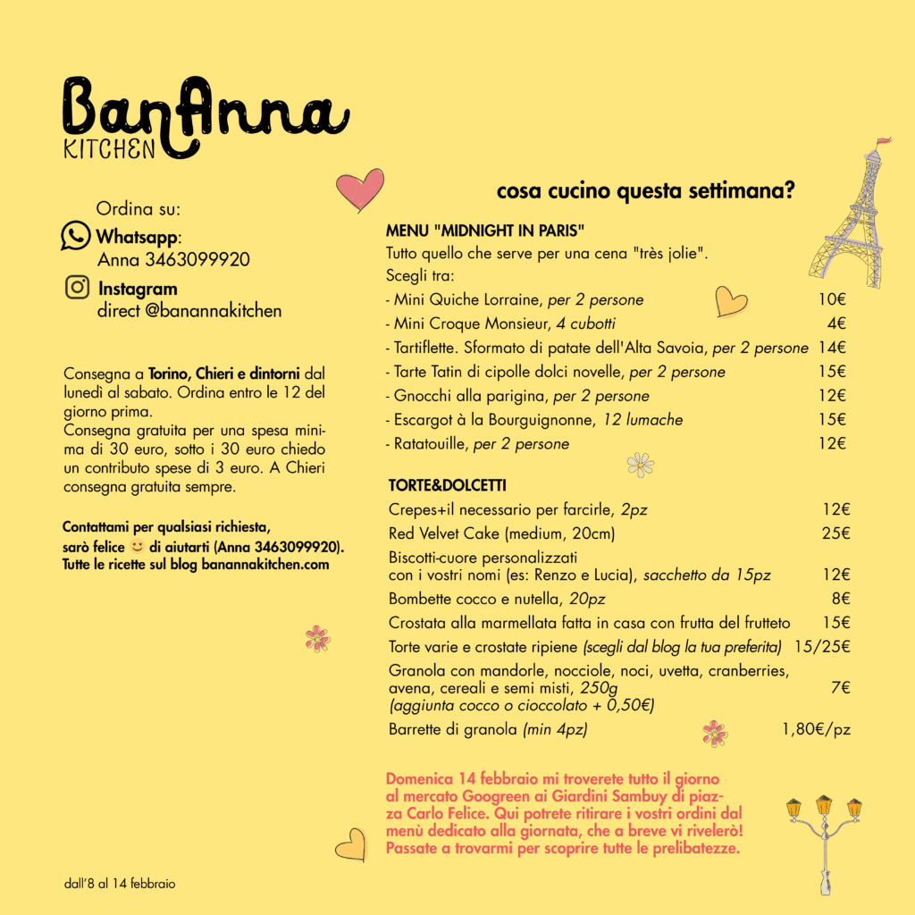 Menù Delivery della Settimana 09/02- 14/02 | Bananna Kitchen img 6979 1 | Bananna Kitchen