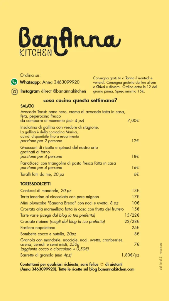 menu 16 22nov | Bananna Kitchen