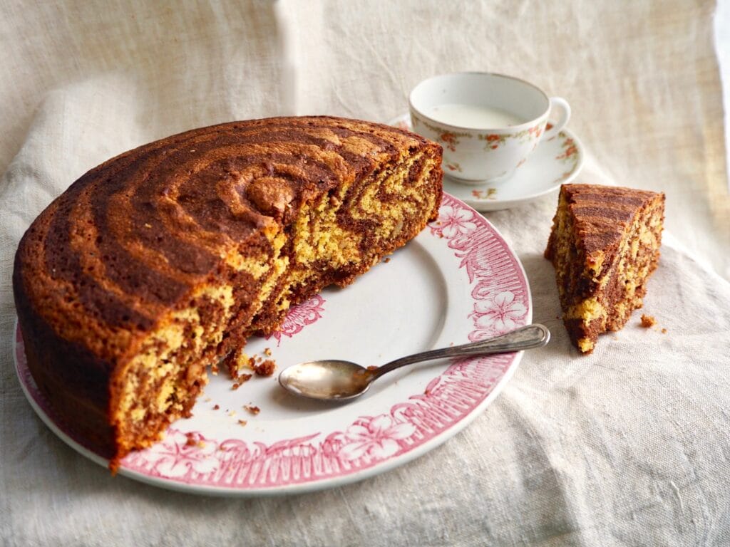 Torta tigrata alle mandorle | Bananna Kitchen p4091639 | Bananna Kitchen