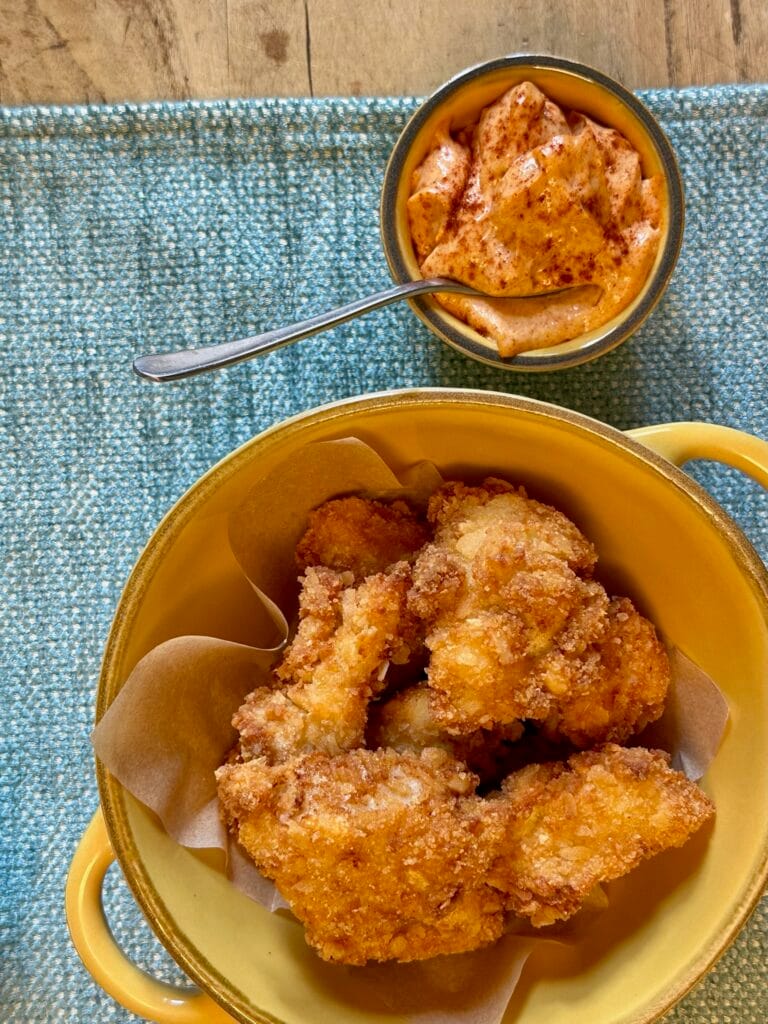 Bocconcini di pollo panko, yogurt e zenzero con mayo spicy | Bananna Kitchen IMG 4474 | Bananna Kitchen